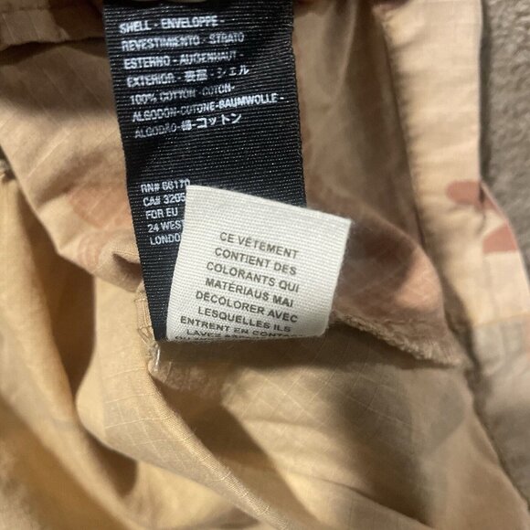 Free People Jacket Womens Sz Small Camouflage Lead The Way Tan Military Cinched - Picture 5 of 9